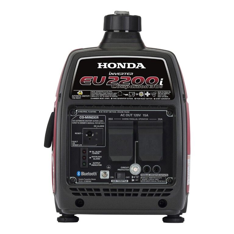 Honda EU2200i Companion 2200-Watt Portable Gas Co-Minder Inverter Generator