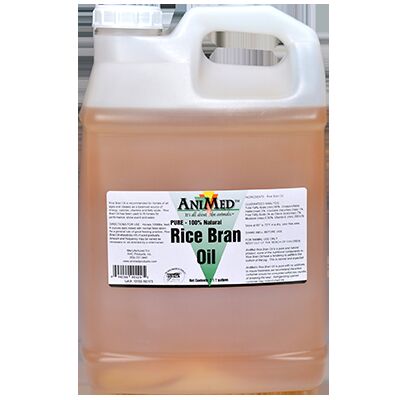 AniMed Pure Rice Bran Oil, 128-Oz