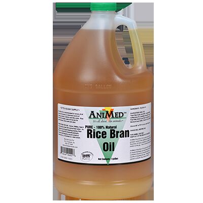 AniMed Pure Rice Bran Oil, 128-Oz