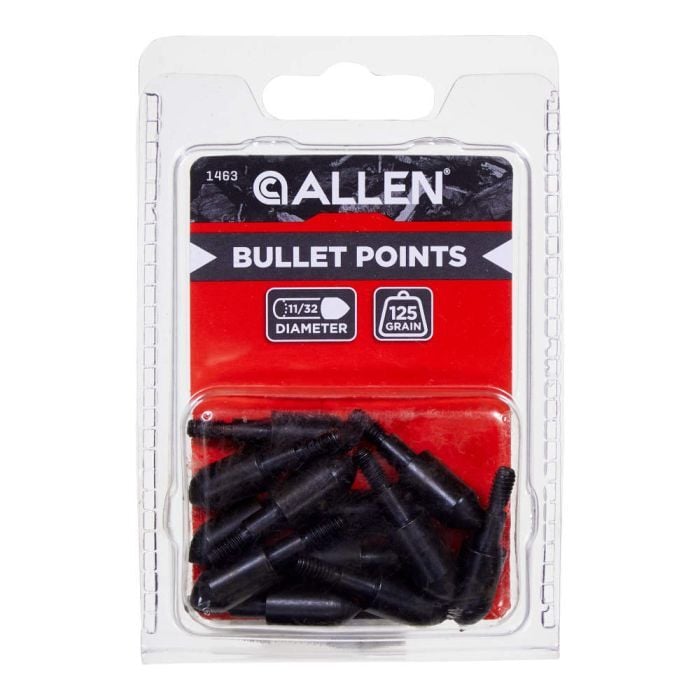 Allen Titan Archery 125-Grain 11/32-In Steel Bullet Point, 12-Pk