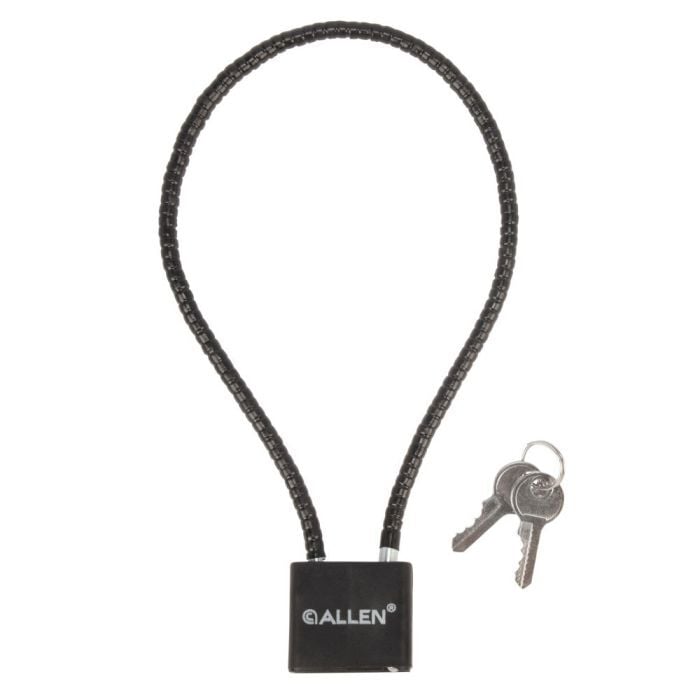 Allen Black Cable Lock, 15-In