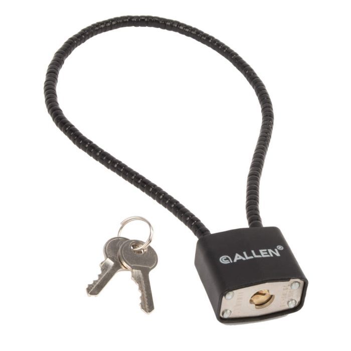 Allen Black Cable Lock, 15-In
