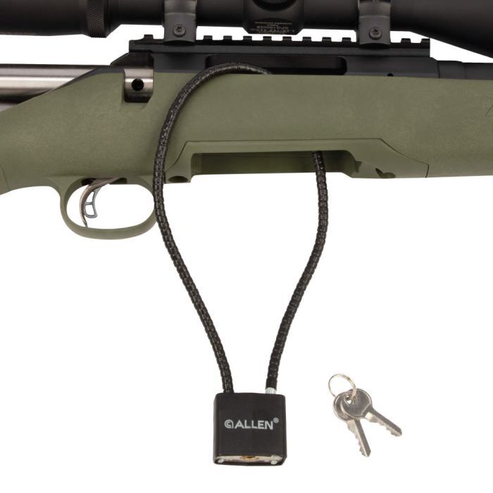 Allen Black Cable Lock, 15-In