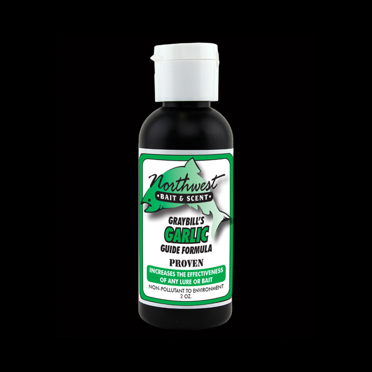 Northwest Bait & Scent Graybill's Garlic Formula Bait Scent, 2-Oz