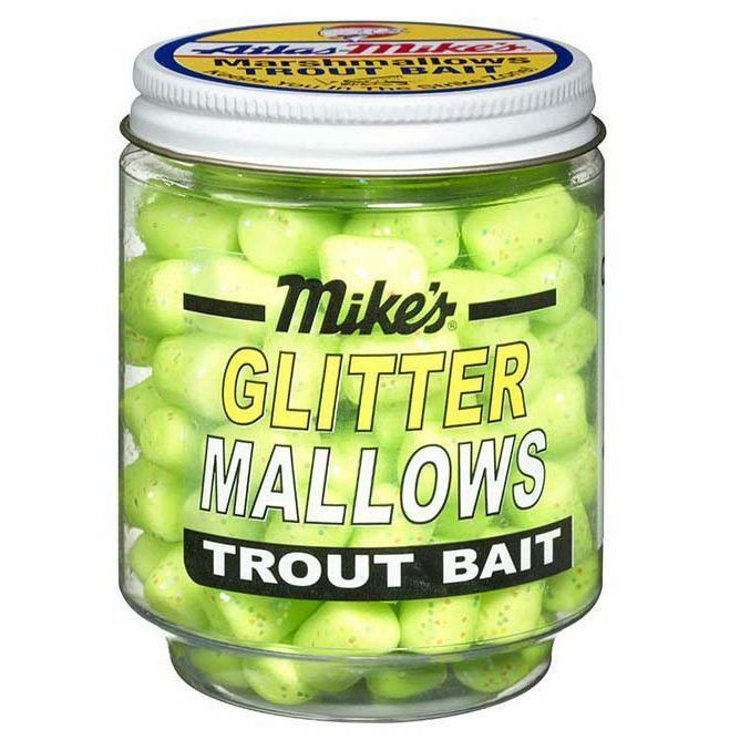 Mikes Glitter Glo Mallows - Chartreuse Cheese