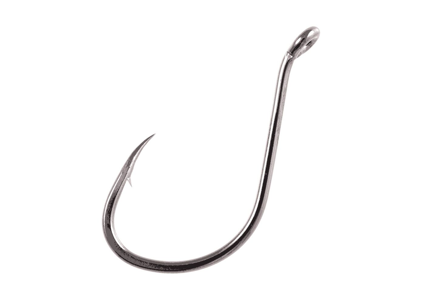Owner SSW Black Chrome With Super Needle Point Fishing Hook, #2