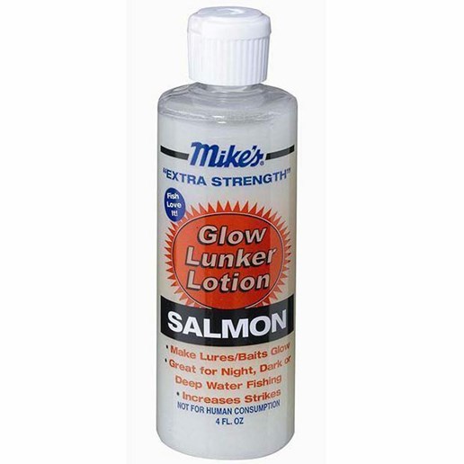 Mike’s Glow Lunker Lotion - Salmon/Glow