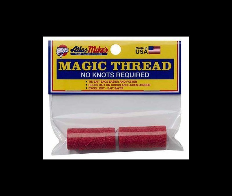Atlas Magic Thread (2 Spools/Bag) - Red - Tackle, Atlas Mikes