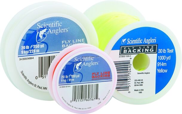 Scientific Anglers Yellow Dacron Backing, 20-Lb, 100-Yd