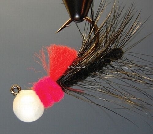 Hawken Fishing Aerojig Nightmare Hackle Jig, #1/0, 1/4-Oz
