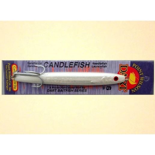 candlefish fish lures Point Wilson Dart Jig Jig, Blue making it a popular choice for those looking to catch a variety of fish species. Point Wilson Pearl White Candlefish