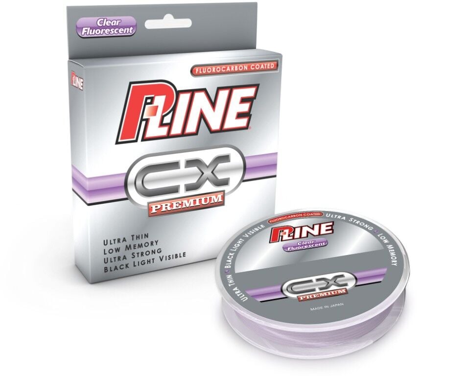 P-Line CX Premium Clear Fluorescent Fishing Line, 300-Yd, 12-Lb