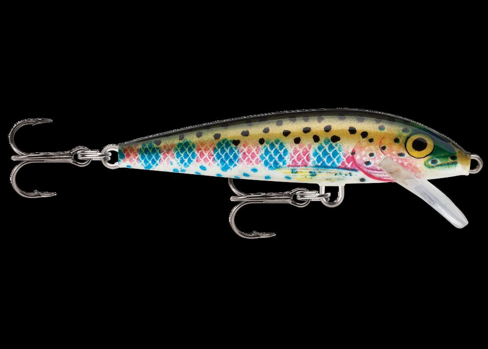 Original Floating F05RT Hard Bait Lure Wood Rainbow Trout 2 Overall Length 0.0625 oz