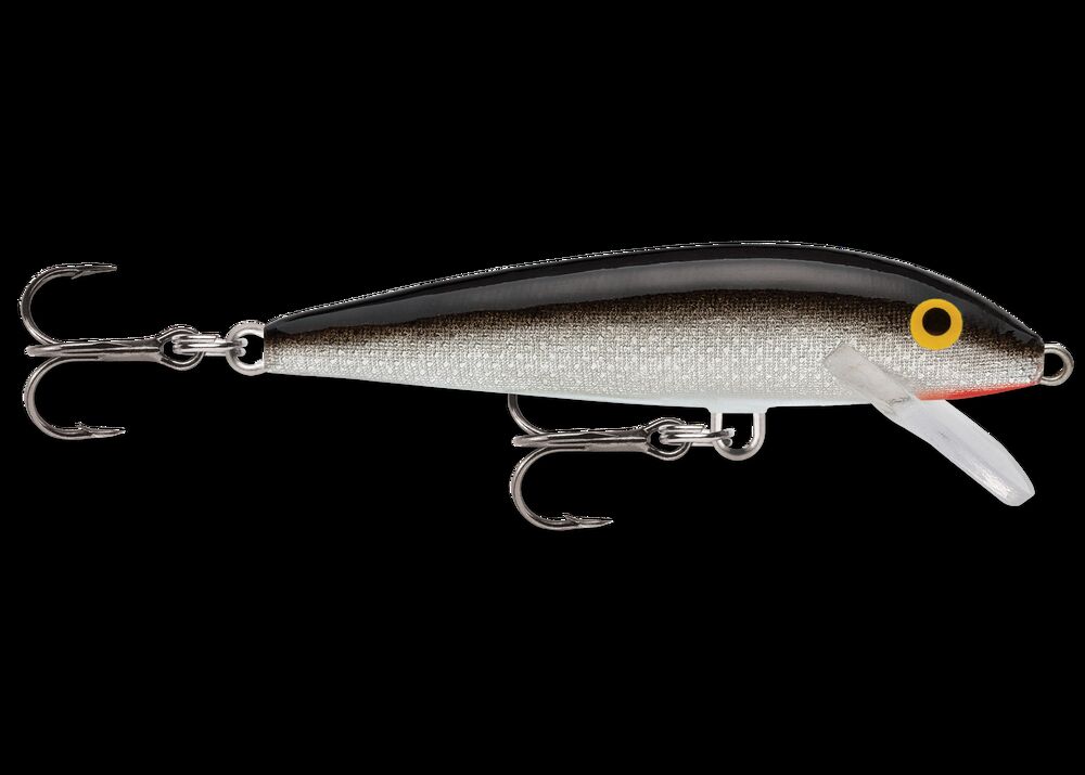 Original Floating F05S Hard Bait Lure Wood Silver 2 Overall Length 0.0625 oz