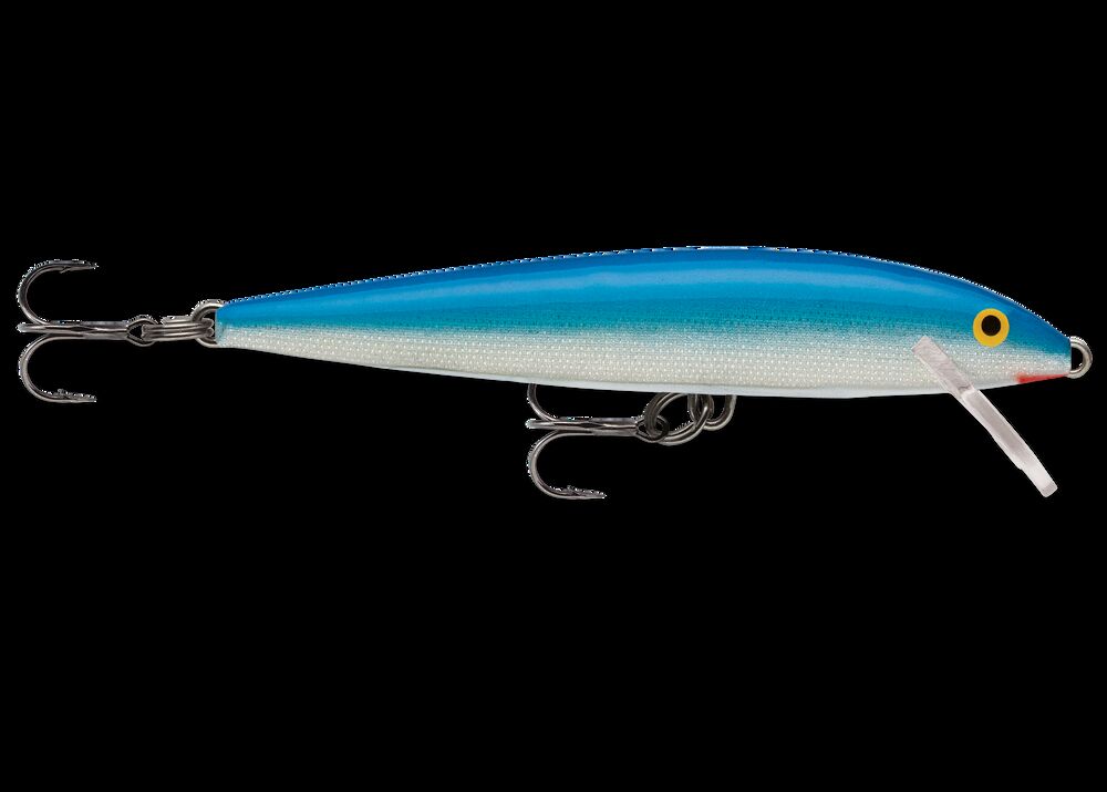Original Floating F09B Hard Bait Lure Wood Blue 3.50 Overall Length 0.1875 oz