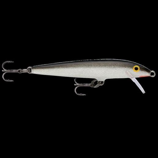 Original Floating® F09S Hard Bait Lure Wood Silver 3.50" Overall Length 0.1875 oz