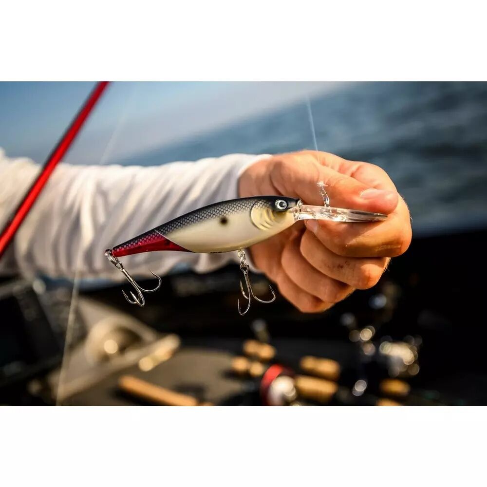 Berkley Purple Tiger Flicker Shad Bait, Size 7, 5/16-Oz, 2 3/4-In