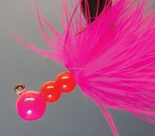 Hawken Fishing SMJ Bead Jig Pro Cerise, 1/8-Oz