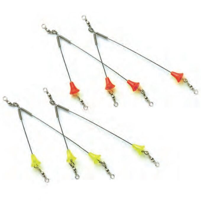 Pucci Chartreuse T-Bead Spreaders, 3-In x 5-In, 2-Pk
