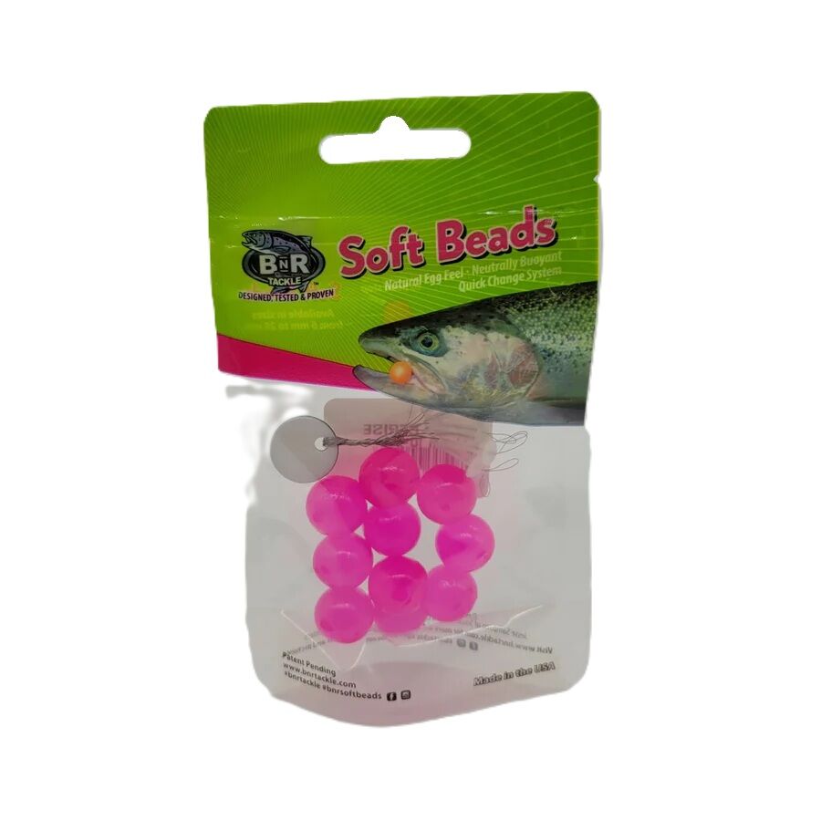 BnR Tackle Sot Bead Cerise, 16mm, 10-Pk