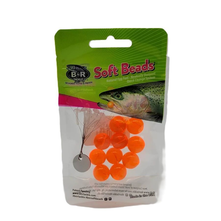 BnR Tackle Soft Bead Natural, 12mm, 10-Pk