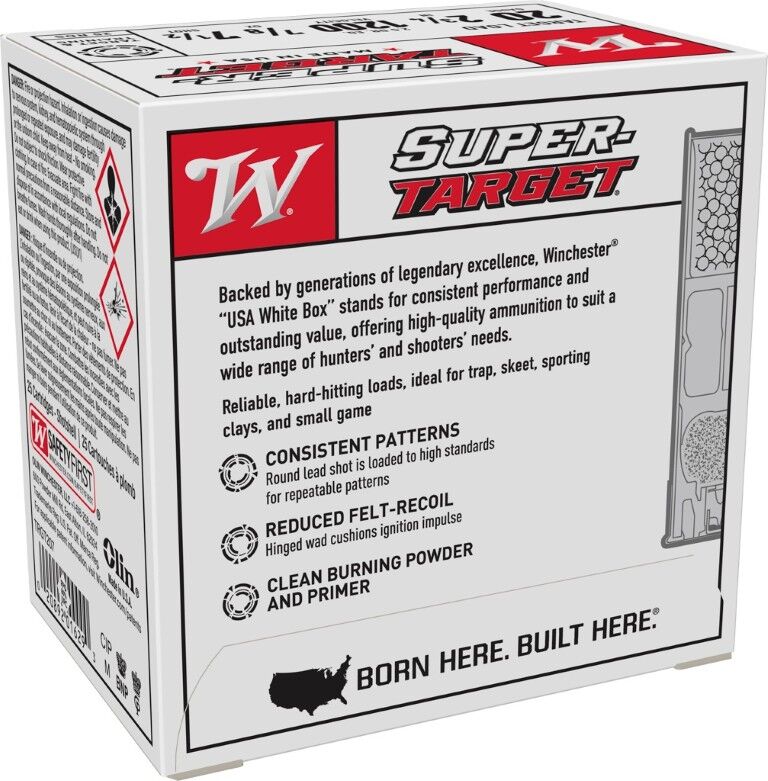 Winchester Super Target 20 Gauge 2 3/4" #7.5 Shot, 7/8-Oz, 25-Rd