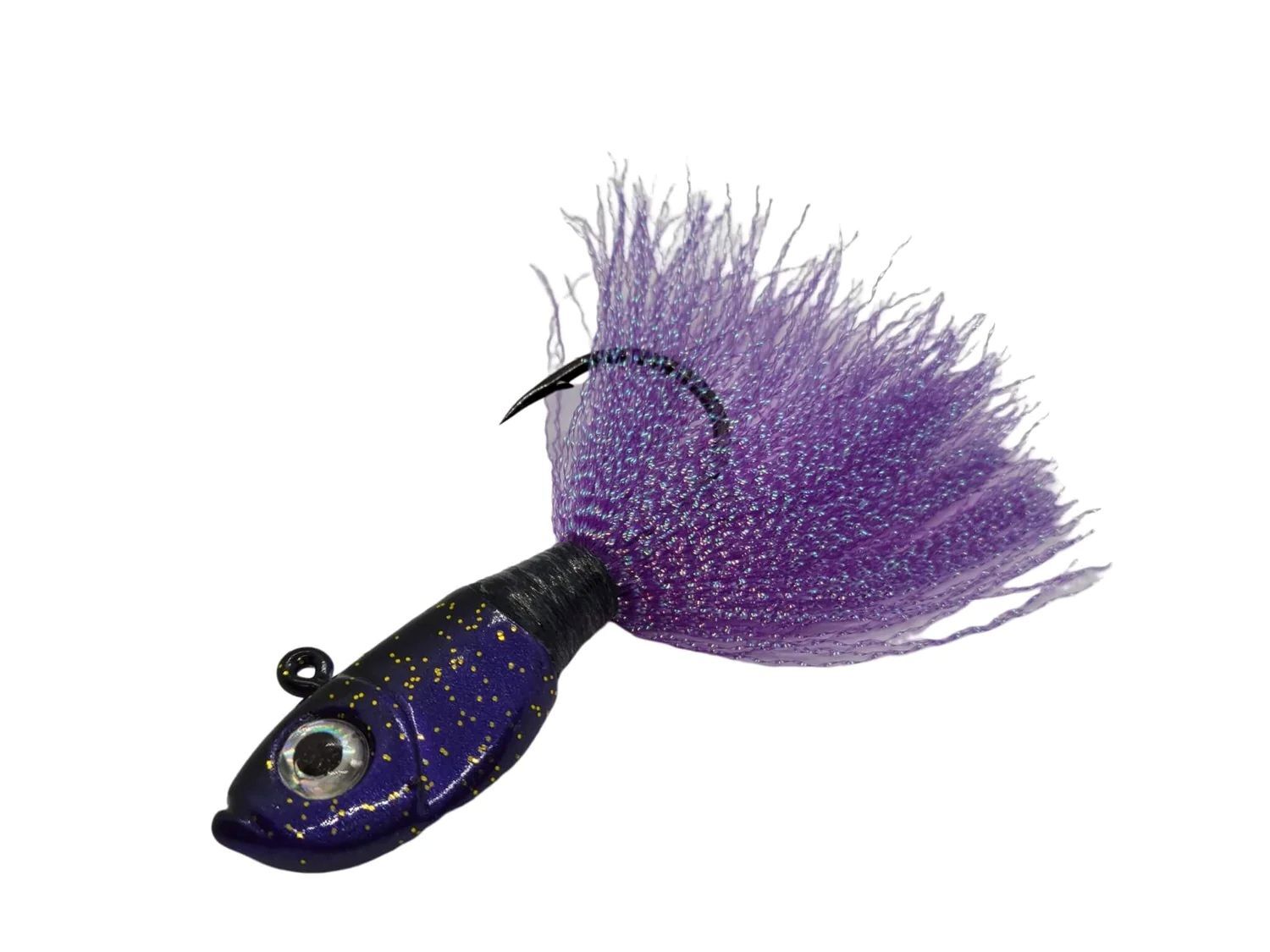 BnR Tackle Walley Jig Purple Rain, 1-Oz