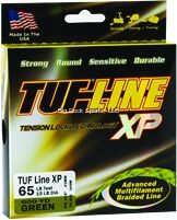 TUF-LINE XP Braided Green Fishing Line, 80-Lb, 300-Yd