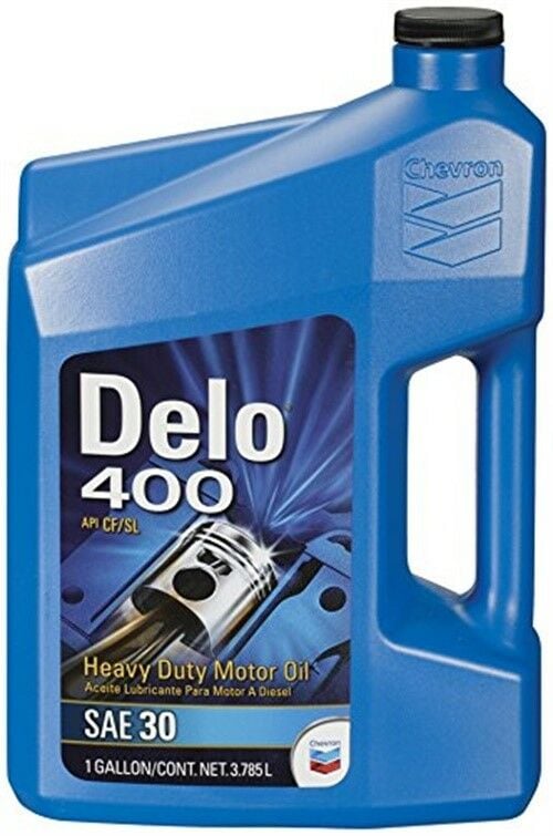 Chevron Delo 400 SAE-30 Heavy Duty Motor Oil, 1-Gal