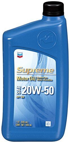 Chevron Supreme Motor Oil 20W-50 11本セット Chevron Supreme SAE 20W-50 | SCL