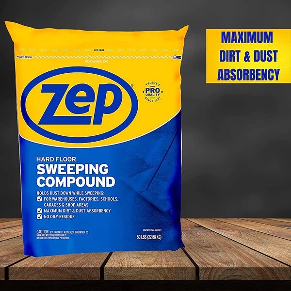 Zep Hard Floor Sweeping Compound, 50-Lb
