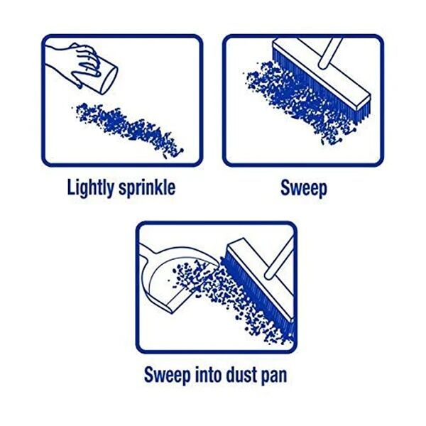 Zep Hard Floor Sweeping Compound, 50-Lb