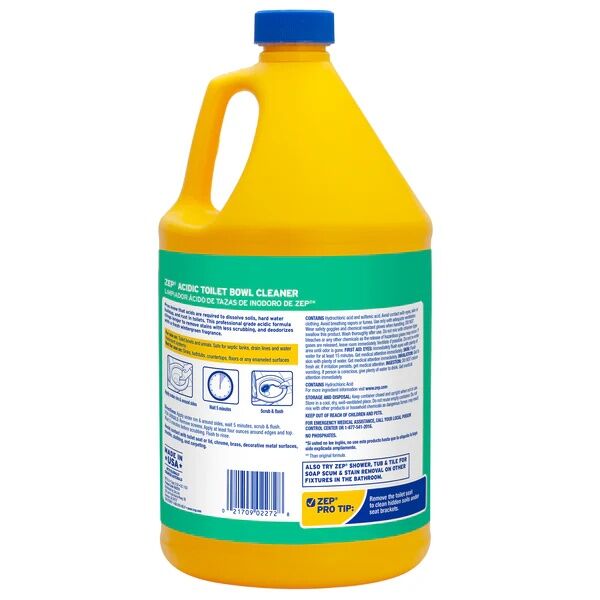 Zep Acidic Toilet Bowl Cleaner, 1-Gal
