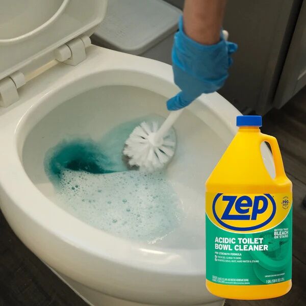 Zep Acidic Toilet Bowl Cleaner, 1-Gal