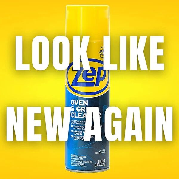 Zep Heavy Duty Foaming Oven And Grill Cleaner, 19-Oz