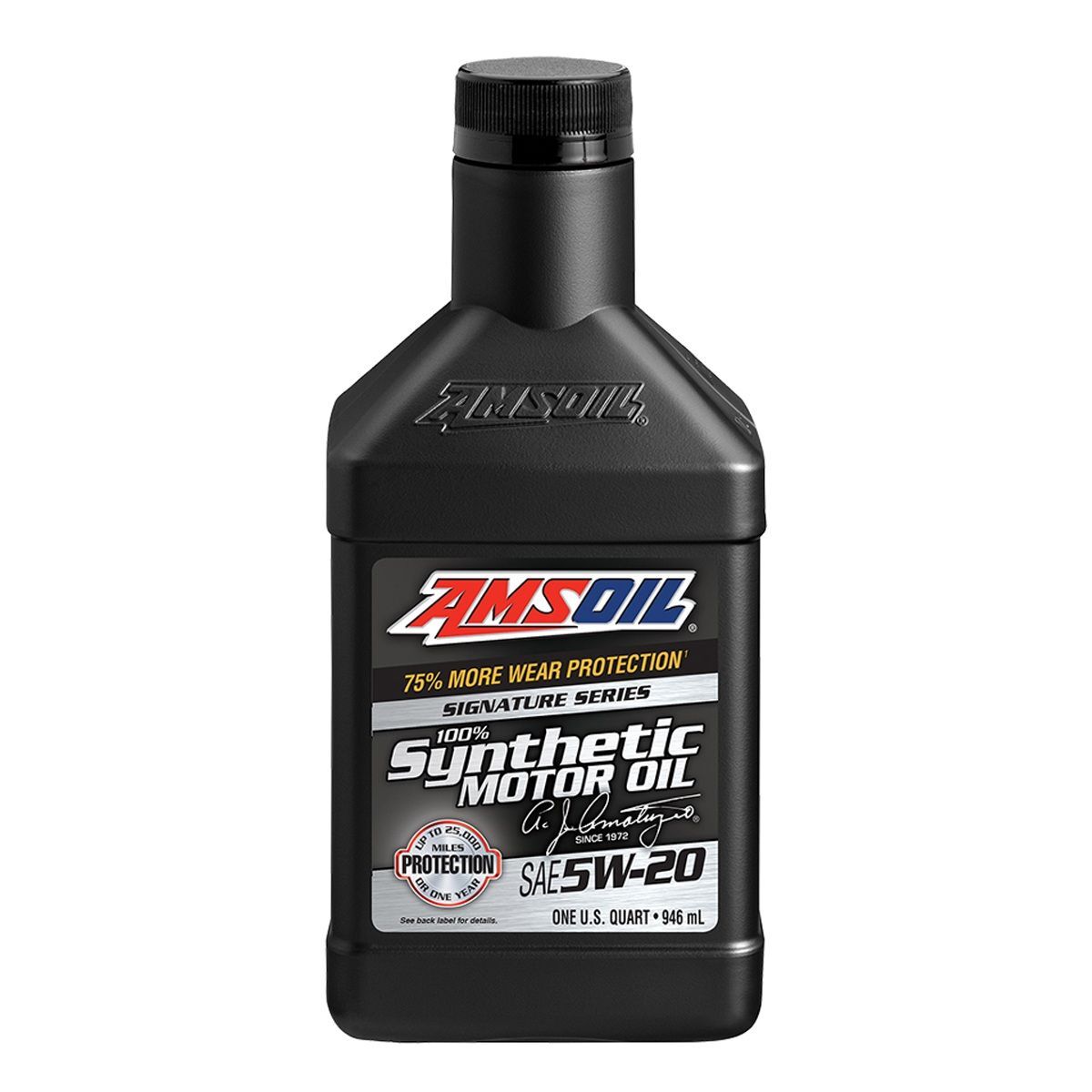AMSOIL Signature Series 5W-20 100% Synthetic Motor Oil, 1-Qt
