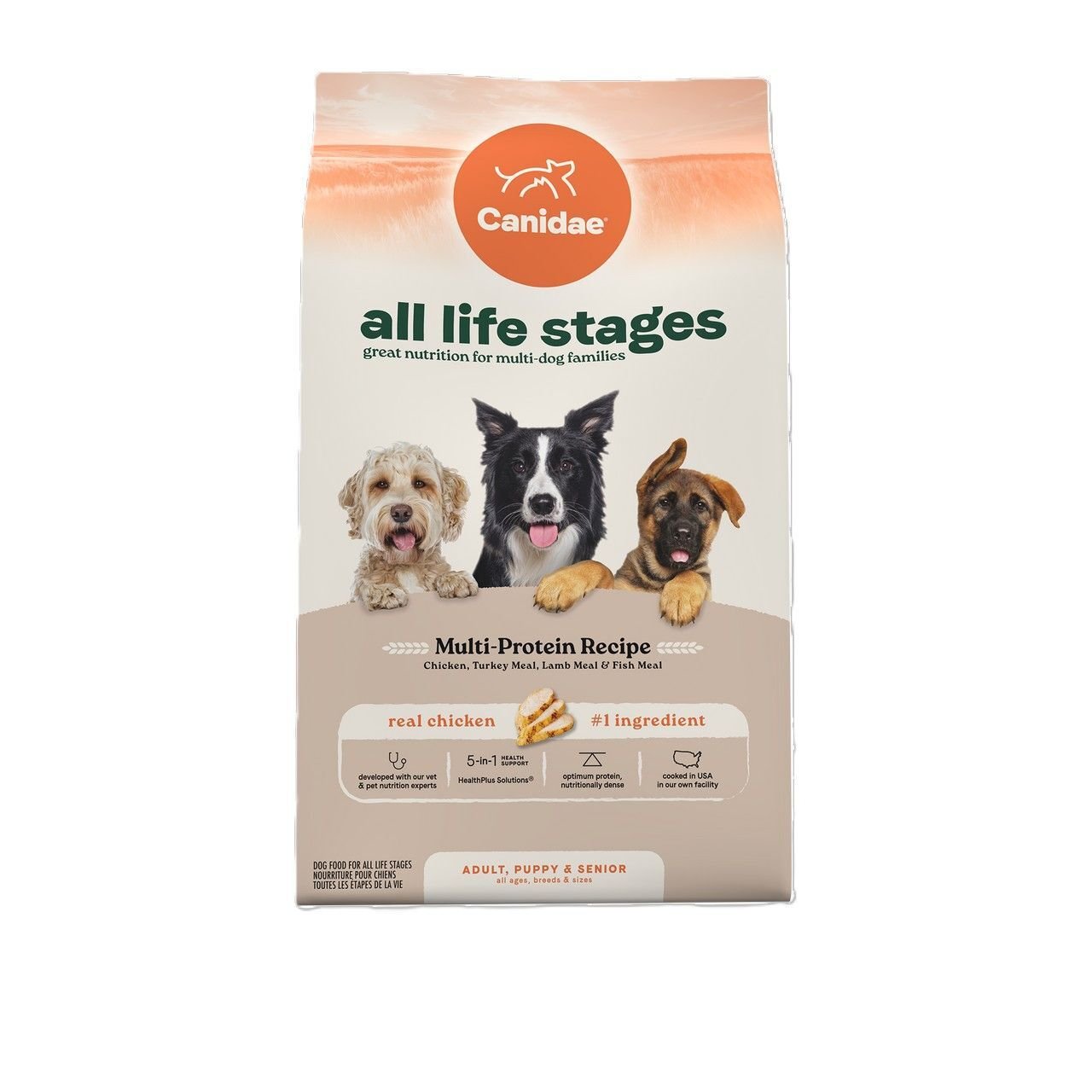 Canidae All Life Stages Dry Dog Food Multi-Protein Recipe Dog Food, 5-Lb