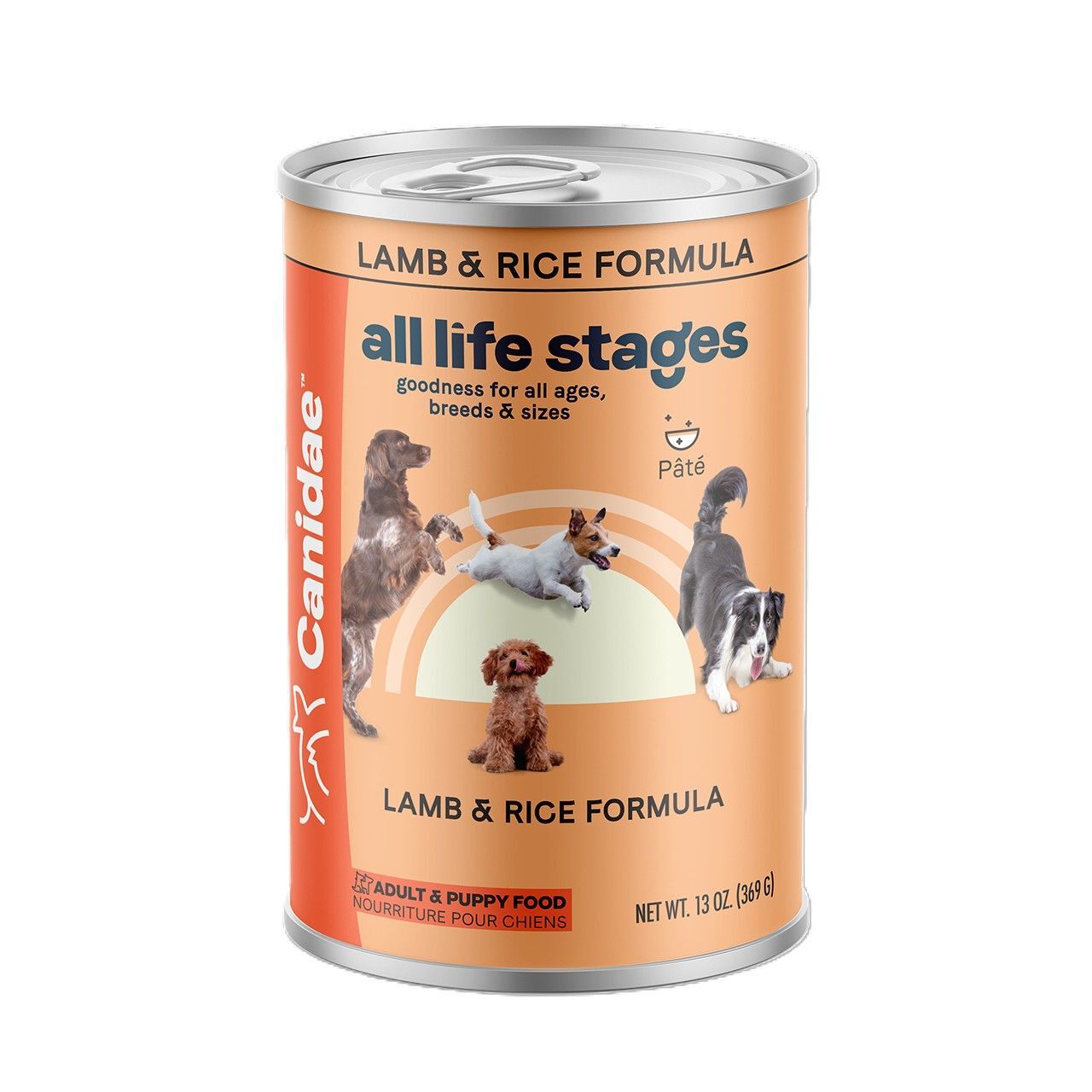 Canidae All Life Stages Lamb & Rice Recipe Wet Dog Food, 13-Oz