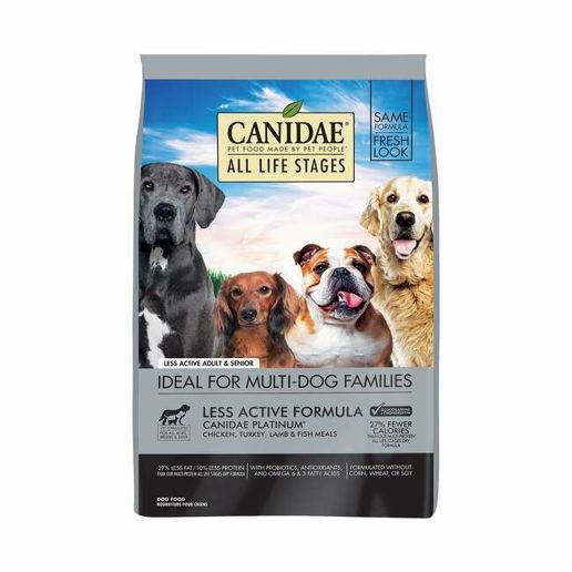 Canidae Platinum Formula For Less Active Senior, 30-lb bag Dry