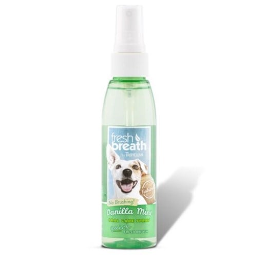 Oral Care Spray For Dogs with Vanilla Mint Flavoring