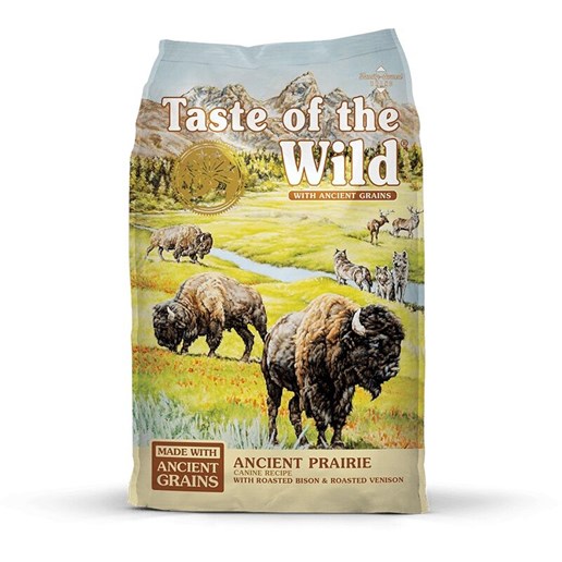 Taste of the Wild Ancient Prairie Roasted Bison & Venison with Grain Adult Dry Dog Food, 28-Lb Bag 