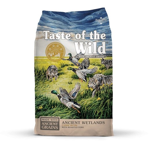 Taste of the Wild Ancient Wetlands Roasted Fowl with Grain Adult Dry Dog Food, 28-Lb Bag 