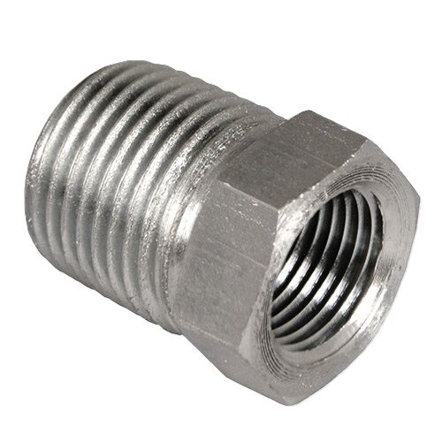Apache 1/2-In Male Pipe Thread x 1/4-In Female Pipe Thread Hydraulic Reducer Bushing