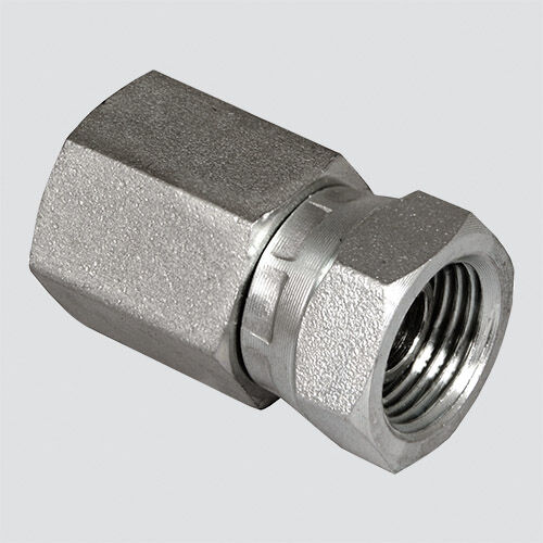 Style 1405 3 8 Female Pipe Thread x 3 8 Female Pipe Thread Swivel Hydraulic Adapter (Packaged)