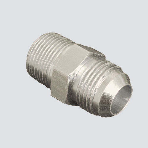 Style 2404 1 2 Male JIC x 1 2 Male Pipe Thread Hydraulic Adapter (Packaged)