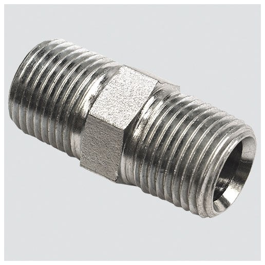 Style 5404 1/2" Male Pipe Thread x 1/2" Male Pipe Thread Hydraulic Adapter (Packaged)