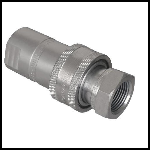 1/2" Female Pipe Thread x 1/2" Body One-Way Sleeve Hydraulic Quick Disconnect (S20-4P)