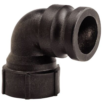 Norwesco 90° Type A Cam Action Male Adapter With Female Thread Coupler, 2-In