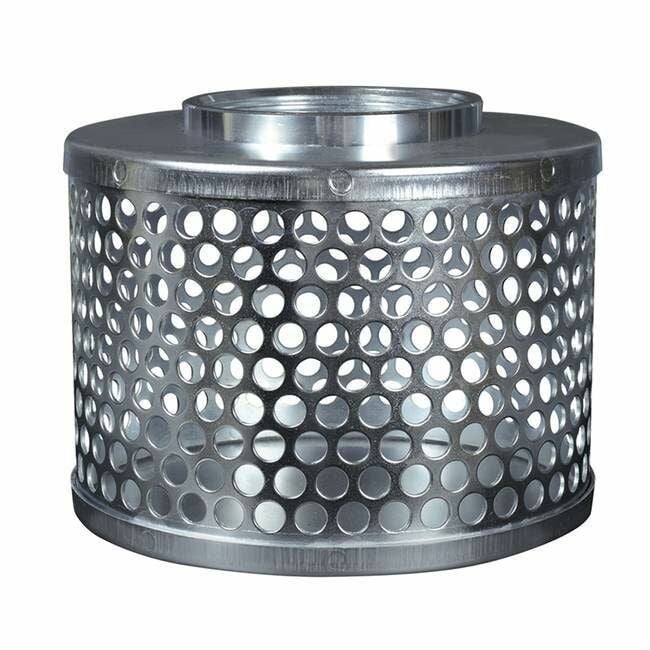Apache 2 in Round Plated Steel Hose Suction Strainers - Steel