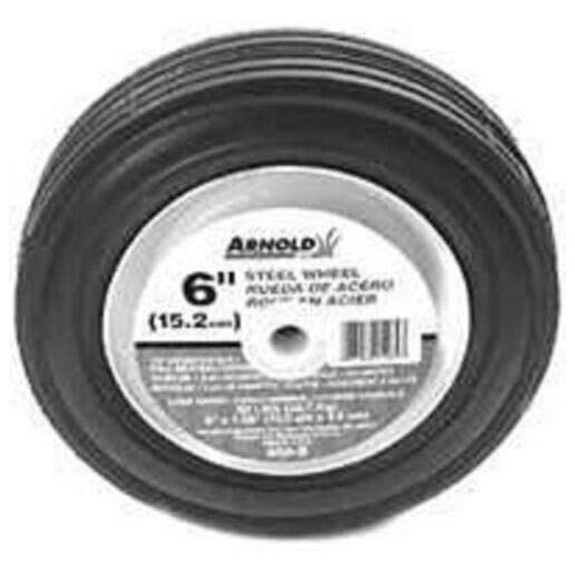 New Arnold 6" X 1.50" Steel Ball Bearing Lawn Mower Wheel 8478075